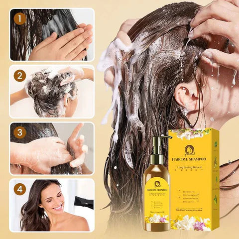 ✨Japanese Long Lasting Natural Hair Dye Shampoo🔥Buy 1 Get 1🔥