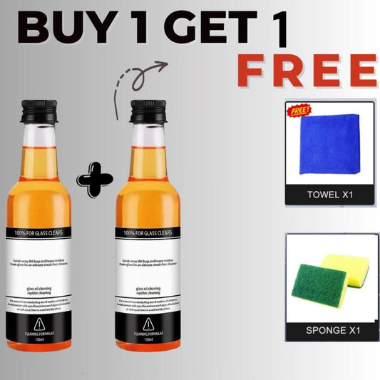 🔥Glass Cleaning Agent Powerful Stain Remover 🔥 [BUY 1 GET 1 FREE]🔥